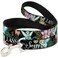 Buckle-Down BuckleDown Pet Leash Tinker Bell Floral Collage CLASSY AND SASSY 6 Feet Long 1 Wide