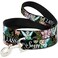Buckle-Down BuckleDown Pet Leash Tinker Bell Floral Collage CLASSY AND SASSY 6 Feet Long 1 Wide