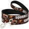 Buckle-Down BuckleDown Pet Leash Dug 3PosesSQUIRREL BrownYellowWhite 6 Feet Long 1 Wide