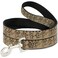 Buckle-Down Dog Leash Dancing Bears Tan Black 6 Feet Long 10 Inch Wide
