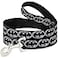 Buckle-Down BuckleDown Dog Leash Batman Shield Black Silver 6 Feet Long 10 Inch Wide Multicolor DL6FTWBM002