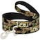 Buckle-Down Dog Leash Loki Poses Black Gold Green 6 Feet Long 10 Inch Wide
