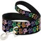 Buckle-Down Dog Leash Dancing Bears Black Multi Color 6 Feet Long 10 Inch Wide