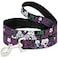 Buckle-Down Dog Leash 6FEET Joker Face Logo Spades Black Green Purple
