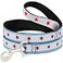 Buckle-Down BuckleDown Dog Leash Chicago Flag 6 Feet Long 10 Inch Wide Multicolor