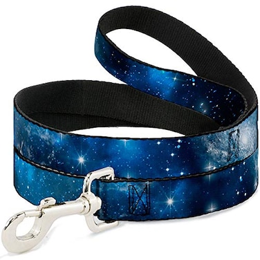 Buckle-Down BuckleDown Dog Leash Galaxy Blues Blues 6 Feet Long 10 Inch Wide Multicolor DLW30762106FT