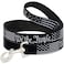 Buckle-Down Dog Leash Americana Flag We The People Black White 6 Feet Long 10 Inch Wide