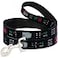 Buckle-Down Star Wars Pet Leash Dog Leash Star Wars Darth Vader Utility Belt Bounding Black Grays Reds 6 Feet Long 10 Inch Wide