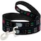 Buckle-Down Star Wars Pet Leash Dog Leash Star Wars Darth Vader Utility Belt Bounding Black Grays Reds 6 Feet Long 10 Inch Wide