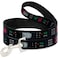 Buckle-Down Star Wars Pet Leash Dog Leash Star Wars Darth Vader Utility Belt Bounding Black Grays Reds 6 Feet Long 10 Inch Wide