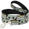 Buckle-Down Star Wars Pet Leash Dog Leash Star Wars The Child Chibi Face Blocks Black 6 Feet Long 10 Inch Wide
