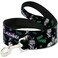 Buckle-Down DC Comics Pet Leash Dog Leash Joker Die Laughing Haha Black Purple Green 6 Feet Long 05 Inch Wide