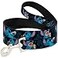 Buckle-Down BuckleDown Pet Leash Stitch Snacking Poses BlackBlue 6 Feet Long 15 Wide