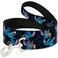 Buckle-Down BuckleDown Pet Leash Stitch Snacking Poses BlackBlue 6 Feet Long 15 Wide