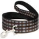Buckle-Down Dog Leash Star Wars Chewbacca Bandolier Bounding Browns Gray 6 Feet Long 15 Inch Wide
