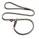 Mendota Pet Slip Leash Dog Lead and Collar Combo Made in The USA Tan 38 in x 4 ft for SmallMedium Breeds