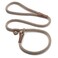 Mendota Pet Slip Leash Dog Lead and Collar Combo Made in The USA Tan 12 in x 4 ft for Large Breeds