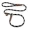 Mendota Pet Slip Leash Dog Lead and Collar Combo Made in The USA Black Confetti 12 in x 6 ft for Large Breeds