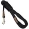 Mendota Pet Long Snap Leash Dog Training Lead Made in The USA Black 38 in x 15 ft