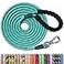 NTR 20FT Training Leash for Dogs Reflective Nylon Rope with Swivel Lockable Hook and Comfortable Handle Suitable for Small to Large Dogs Teal