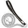 PRADOG Chain Dog Leash Metal Chew Proof 12MM Heavy Duty Pet Leash Chain with Leather Padded Handle for Large Medium Small DogsTotally Length of 3ft