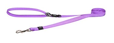 Rogz Reflective Dog Leash for Medium Dogs 58 wide 6 long Purple