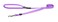 Rogz Reflective Dog Leash for Medium Dogs 58 wide 6 long Purple