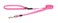 Rogz Reflective Dog Leash for Medium Dogs 58 wide 6 long Pink