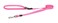Rogz Reflective Dog Leash for Medium Dogs 58 wide 6 long Pink
