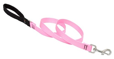 LupinePet Dog Leash by Lupine in 34 Wide Pink 4Foot Long with Padded Handle