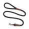 Mendota Pet Snap Leash BritishStyle Braided Dog Lead Made in The USA Black 38 in x 6 ft for SmallMedium Breeds