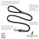 Mendota Pet Snap Leash BritishStyle Braided Dog Lead Made in The USA Black 38 in x 6 ft for SmallMedium Breeds