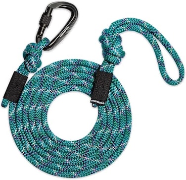 Wilderdog Carabiner Climbing Rope Dog Leash for Medium Large Dogs 10ft Islander