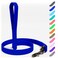 NexaPaw Biothane Dog Leash Extra Heavy Duty Waterproof for Large Medium Small Dogs 6 Ft Lead with Brass Carabiner Royal Blue