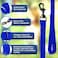 NexaPaw Biothane Dog Leash Extra Heavy Duty Waterproof for Large Medium Small Dogs 6 Ft Lead with Brass Carabiner Royal Blue