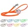 Dogline Biothane Waterproof Dog Leash 246 Ft Strong Coated Nylon Webbing with Black Hardware OdorProof Easy to Clean High Performance for Small or Large Dogs Made in USA Hunter Orange