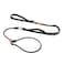 HowGo Slip Lead Dog Leash with Padded Handles Lightweight Dog Training Leash with 360Swivel AntiTangle HeavyDuty Lead and Collar for Large Medium and Small NoPull Walking Black 55FT