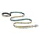 Ruffwear Crag Dog Leash 6 ft Reflective Everyday Lead Swiveling Talon Clip Padded Handle HandsFree WaistWorn Option Traffic Handle with Accessory Loop Rising Wave