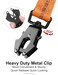 TINMARDA Heavy Duty Dog Leash 46FT Shock Absorbing Dog Leashes with Traffic Handle and Comfortable Padded Handles Advanced Easy Metal Clip No Pull Reflective Leash for Medium Large Dogs that Pull Oran