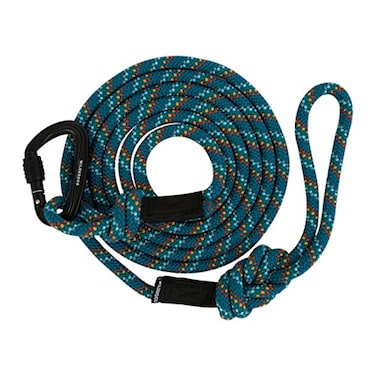 Wilderdog Carabiner Climbing Rope Dog Leash for Medium Large Dogs 5ft Pacific Blue