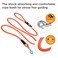 Curli Stretch Comfort Leash Sun Orange M