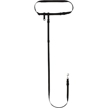 The Buddy System Hands Free Dog Leash Adjustable Leash for Running Jogging Training and Service Dogs Great for Small Medium and Large Dogs Made in USA Black Small Dog System Large Belt