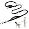 MIDOG Multifunctional Dog Leash Hands Free for Large Dogs Adjustable Waist Leash with Zipper Pounch Bungee Cord for JoggingRunningWalking47FTBlack