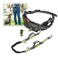TAKSIN The Ultimate Hands Free Dog Leash System for Walking Running Hiking Training Reflective Bungee Leash Treat Holder Poop Bag Dispenser for Small Medium Large Dogs Grey Pack