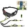 TAKSIN The Ultimate Hands Free Two Dogs Double Leash System for Walking Running Hiking Training Reflective Bungee Leash Treat Holder Poop Bag Dispenser for Small Medium Large Dogs Grey Pack