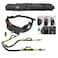 TAKSIN The Ultimate Hands Free Two Dogs Double Leash System for Walking Running Hiking Training Reflective Bungee Leash Treat Holder Poop Bag Dispenser Small Medium Large Dogs Grey Deluxe Pack