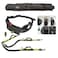 TAKSIN The Ultimate Hands Free Two Dogs Double Leash System for Walking Running Hiking Training Reflective Bungee Leash Treat Holder Poop Bag Dispenser Small Medium Large Dogs Grey Deluxe Pack