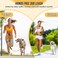 Lukovee Hands Free Dog Leash 10FT Adjustable Training Lead 12 Inch Nylon Heavy Duty Lead No Pull for Large Medium Dogs Tangle Free Reflective WaistLeash for Walking Running Pink