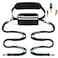 Yicostar Hands Free Dog Leash Double Dog Leash with Waist Bag Double Padded Handles Dog Walking Running Accessory Large 26120 lbs