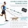 Yicostar Hands Free Dog Leash Double Dog Leash with Waist Bag Double Padded Handles Dog Walking Running Accessory Large 26120 lbs